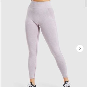 Purple/gray gymshark leggings